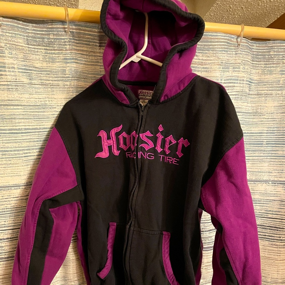 HOOSIER Racing Zip up Hoodie MEDIUM